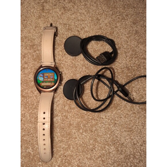 Samsung galaxy watch with 2 charging cords - Picture 1 of 4